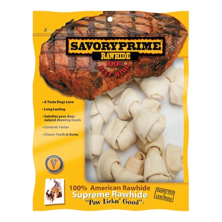 Savory Prime Savory Prime Medium Adult Mini Bones Natural 2-3 in. L 10 pk 901